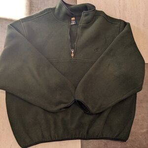 VINTAGE Champion Men's Green Sweater